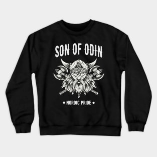 Viking Warrior Son Of Odin Norse Mythology Asatru Crewneck Sweatshirt